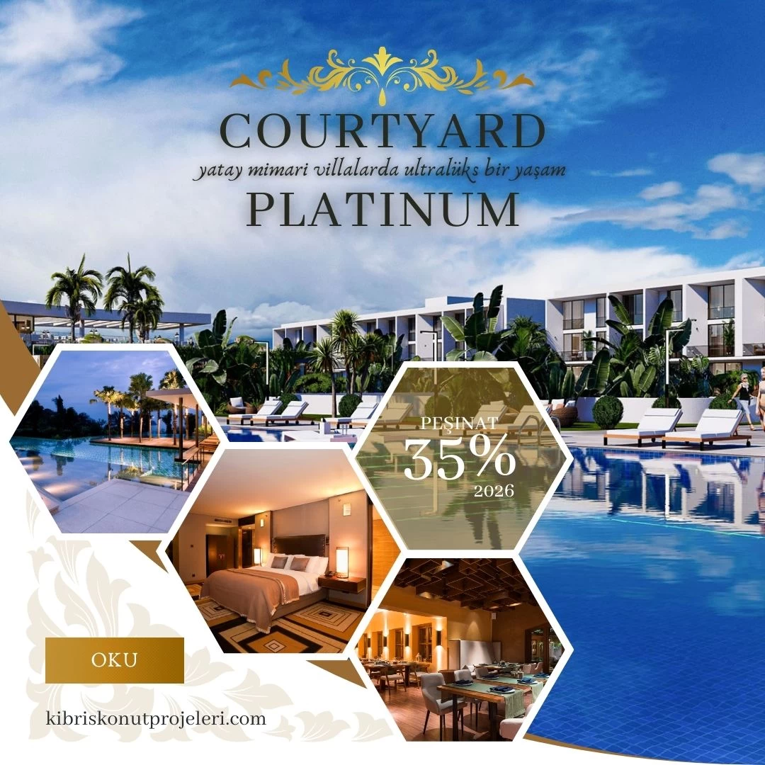 Courtyard Platinum: Kıbrıs’ta Yatay Mimari Lüks Yaşam ve Yatırım Fırsatları